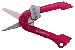 SHIMANO LINE CUTTER SCISSORS CT-018H SLIDE RETRACTABLE Red