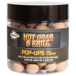 Бойлы Dynamite Baits Pop up Hot Crab & Krill 15mm