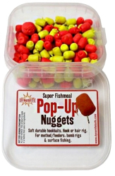 М'який насадковий пелетс Dynamite Baits Yellow/Red Fish Meal Pop-Up