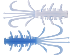 Силикон Kinetic Nyx 6.5cm 1.4g Baby Blue/White (10шт) Garlic