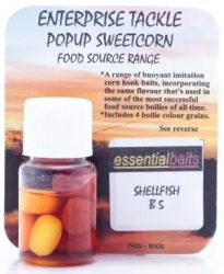 Искусственная кукуруза Enterprise Pop-Up Dip Essential Baits Shellfish B5 8шт