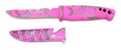 Нож Gambler Evolution 4" Bait Knife Pink Reaper