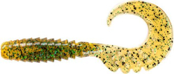 Силикон FishUp Fancy Grub 2.5" (10шт) #036 - Caramel Green & Black