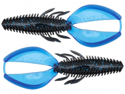 Силикон Gambler Stinger 5.25" Black Blue Glitter Blue Tail 1шт
