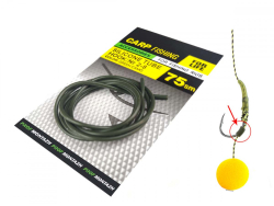 Трубка силіконова ProfMontazh для гачків №2-8 75cm (Green camo)