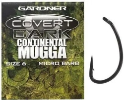 Гачок Gardner Cover Continental Dark Mugga Hooks Barbed 20шт