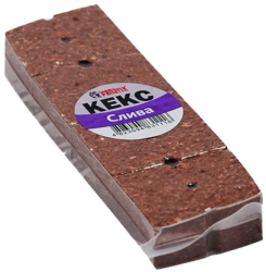 Кекс прикормка прессованная пиленая Слива (4шт/уп)