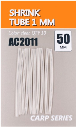 Трубка термоусадочная ORANGE  цвет cl  1x50mm 10шт