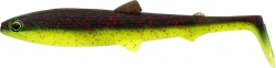 Силікон Westin BullTeez Shadtail 12.5cm 16g Black/Chartreuse 1шт