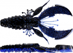 Силикон Westin CreCraw Creaturebait 10cm 12g Black/Blue 1шт