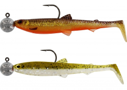 Силикон Westin BullTeez Shadtail R'N'R 9.5cm 7g #4/0 Clear Water Mix 5 (2шт/уп)