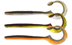Силикон Westin Ned Worm Curl 12cm 3g Dark Water Mix 7 (5шт/уп)