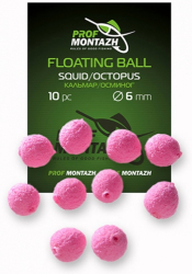 Насадка Floating Ball ProfMontazh 6mm Кальмар/Осминіг "Squid/Octopus"