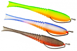 Поролонка на офсетном крючке ПрофМонтаж Dancing Fish (reverse tail)