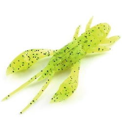 Силікон FishUp Real Craw 1.5" (10шт) #055 - Chartreuse Black