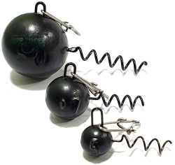 Груз Днепр-Свинец "Штопор" черный