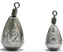 Груз Днепр-Свинец "Джиг-риг" капля