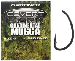 Гачок Gardner Cover Continental Dark Mugga Hooks Barbed 10шт