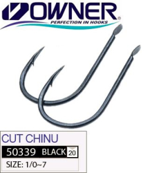 Крючки Owner 50339 Cut Chinu Black Chrome
