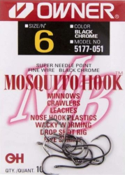 Гачок Owner 5177 кільце Black Chrome Mosquito