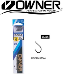 Гачок Owner S-344 з повідцем Black
