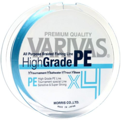 Шнур Varivas High Grade PE x4 150m Water Blue New