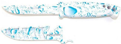 Нож Evolution 4" Bait Knife White Blue Water Spots