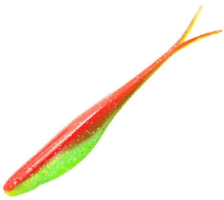 Силикон Z-Man Scented Jerk Shadz 7" (4шт/уп) #Nuked Chicken Glow