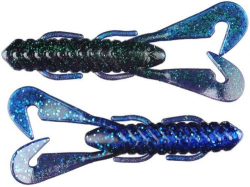 Силикон Gambler Burner Craw 4" June Bug Shadow Blue 1шт