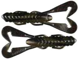 Силикон Gambler Burner Craw 4" Green Pumpkin Black Swirl 1шт