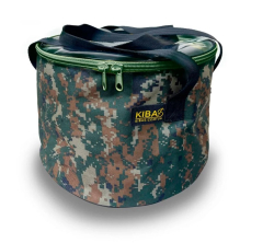 Відро для підгодовування Kibas з прозорою кришкою, колір піксель 30cm