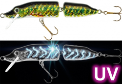 Воблер Jaxon HS Pike Fat UV 2-section 10cm 10g #P