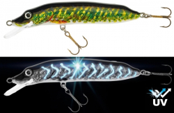 Воблер Jaxon HS Pike UV 10cm 10g #P