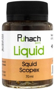 Ликвид Puhach Baits Liquid 70 ml - Squid Scopex (Кальмар Скопекс)