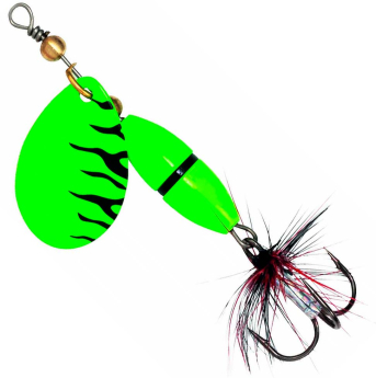 Блесна Kinetic Fizz 5g Green/Black Ribbon