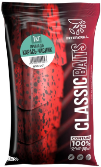 Прикормка INTERKRILL Feeder Classic Feeder Карась-Чеснок 1kg