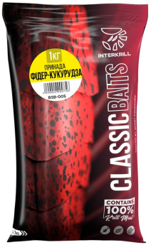 Прикормка INTERKRILL Feeder Classic Feeder Фидер-Кукуруза 1kg