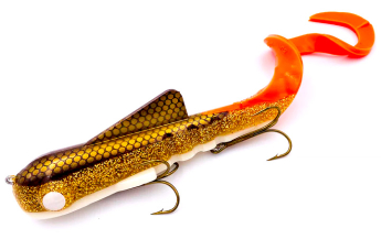 Силикон Musky Innovations Pro Regular Bull Dawg 9'' 23cm 127g #Holo Walleye