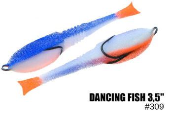 Поролоновая приманка ПрофМонтаж Dancing Fish 3.5" #309