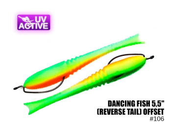 Поролонова рибка ПрофМонтаж 206 Dancing Fish 5" (reverse tail) offset