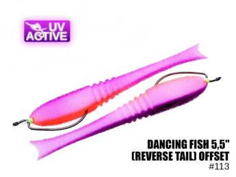 Поролонова рибка ПрофМонтаж 213 Dancing Fish 5" (reverse tail) offset