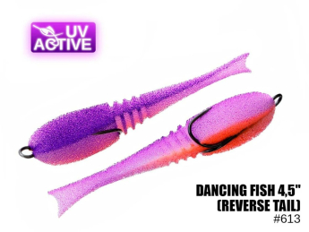 Поролоновая приманка ПрофМонтаж Dancing Fish 4,5" (reverse tail) #613