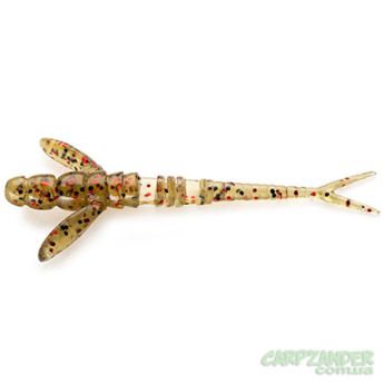 Силикон FishUp Flit 1.5" (10шт) #045 - Green Pumpkin Red & Black