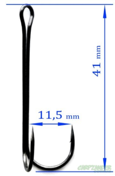 Двійник Kumho Double Hook Light 800 №1/0 1шт
