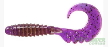 Силикон FishUp Fancy Grub 2" (10шт) #016 - Lox Green & Black