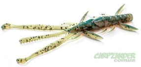 Силикон FishUp Shrimp 4.5" (7шт) #017 - Motor Oil Pepper