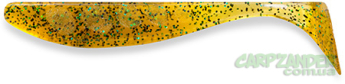 Силікон FishUp Wizzle Shad 5" (4шт) #036 - Caramel Green & Black