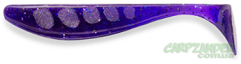 Силікон FishUp Wizzle Shad 5" (4шт) #060 - Dark Violet Peacock & Silver