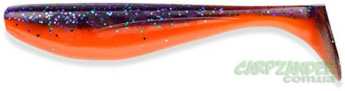 Силікон FishUp Wizzle Shad 5" (4шт) #207 - Dark Violet Orange