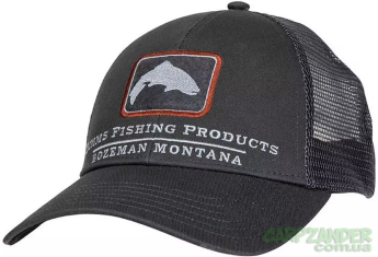 Кепка Simms Trout Icon Trucker Carbon